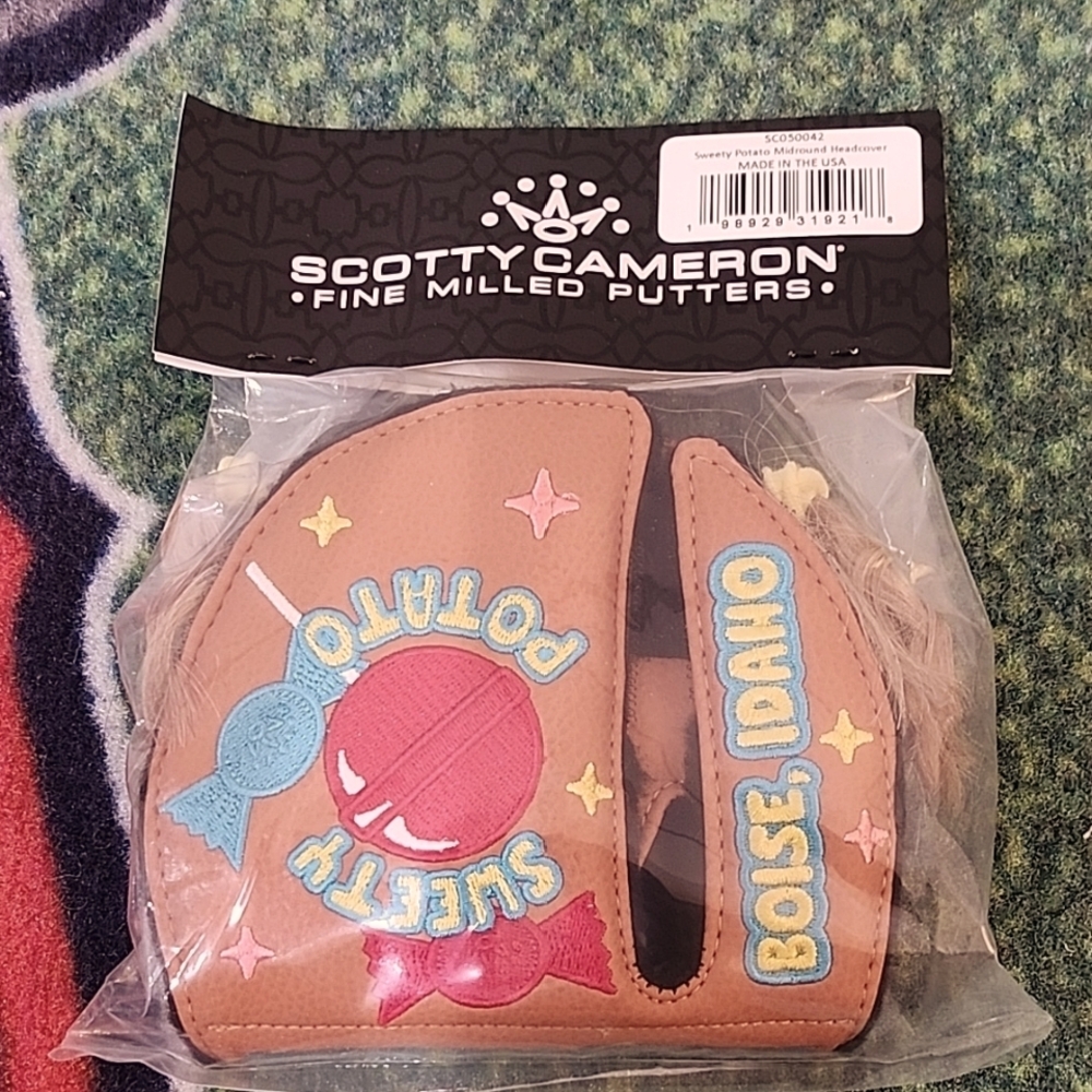 Scotty Cameron Sweety Potato Midround Putter Cover - Tan, Pink, Blue NEW
